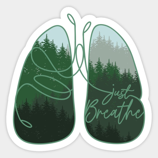 Breathe Sticker by RepubliRock